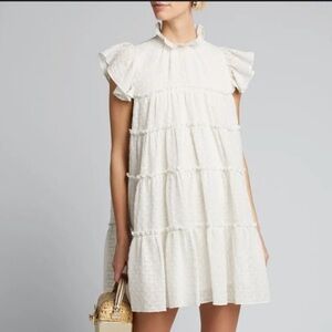 RHODE White Mini Dress